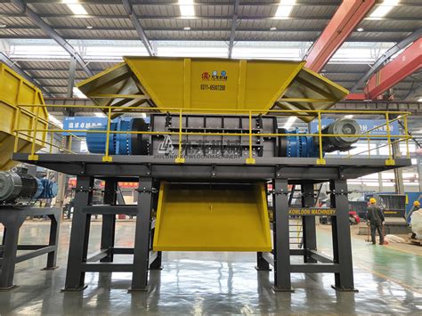 Double Shaft Shredder Industrial Heavy Duty Metal Scrap Shredder