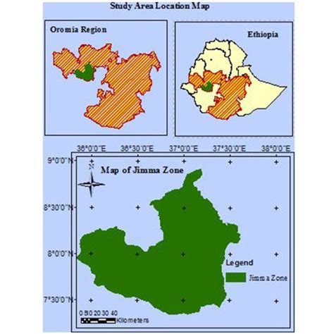 Location Of The Study Area Bechobore Kebele Jimma Zone Oromia Region