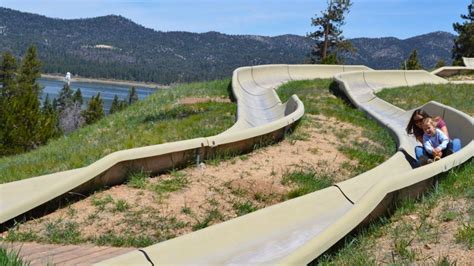 Alpine Slide At Magic Mountain Ride Big Bears Iconic Attraction For