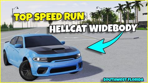 Top Speed Run Dodge Charger Hellcat Widebody Southwest Florida