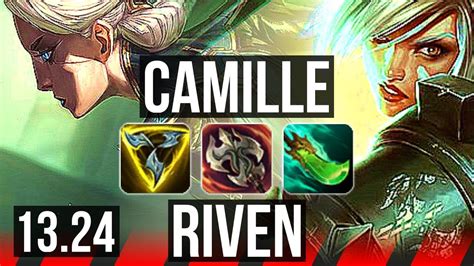 Camille Vs Riven Top 68 Winrate Legendary 17412 Br Diamond 1324 Youtube