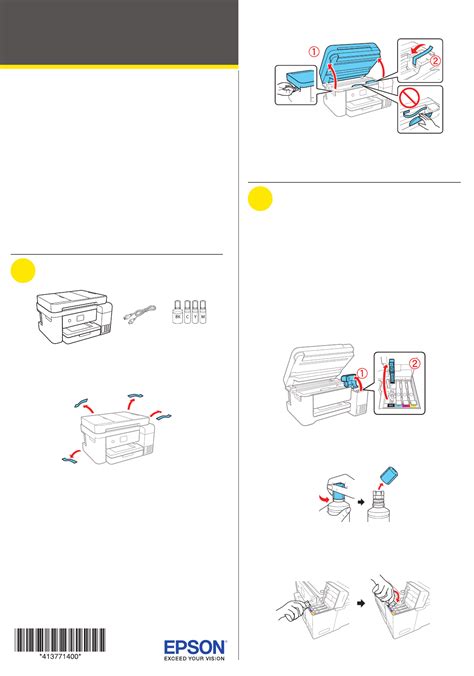 Epson EcoTank ET-4760 Start Guide