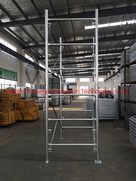 Safe Durable Steel Heavy Duty Shoring Frame Scaffolding Heavy Duty