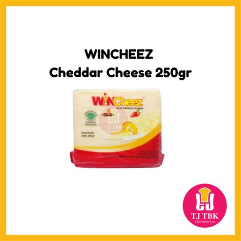 Jual WINCHEEZ Cheddar Cheese 250gr Keju Cheddar Shopee Indonesia