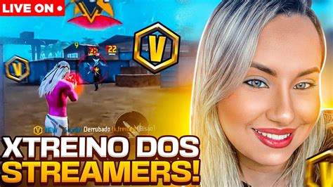 💎🔥 Free Fire Ao Vivo Final Treino Dos Streamers🔥💎 Youtube