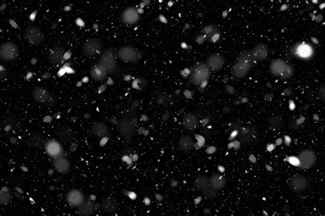 Premium Photo Seamless Realistic Falling Snow Or Snowflakes Isolated