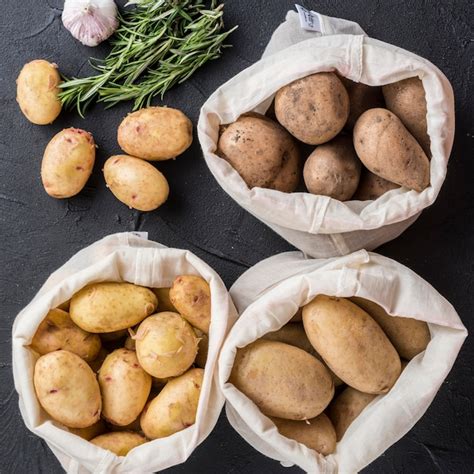 Free Photo Bags With Potatoes