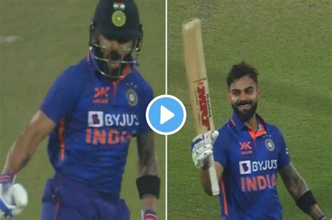 Ind Vs Sl 73वां शतक जड़ते ही हवा में झूम उठे Virat Kohli इस खास अंदाज