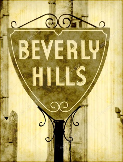 Old Beverly Hills sign – Stock Editorial Photo © icholakov01 #11635130