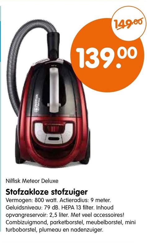 Nilfisk Meteor Deluxe Stofzakloze Stofzuiger Aanbieding Bij Plentyparts