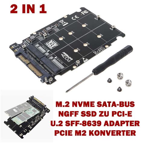 In M Converter M Nvme Sata Bus Ngff Ssd To Pci E U Pci E Sff