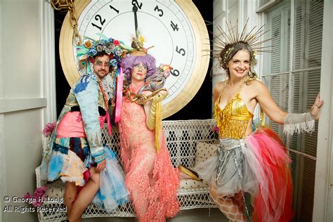 Mardi Gras Portrait At Wonderland On February New Orleans