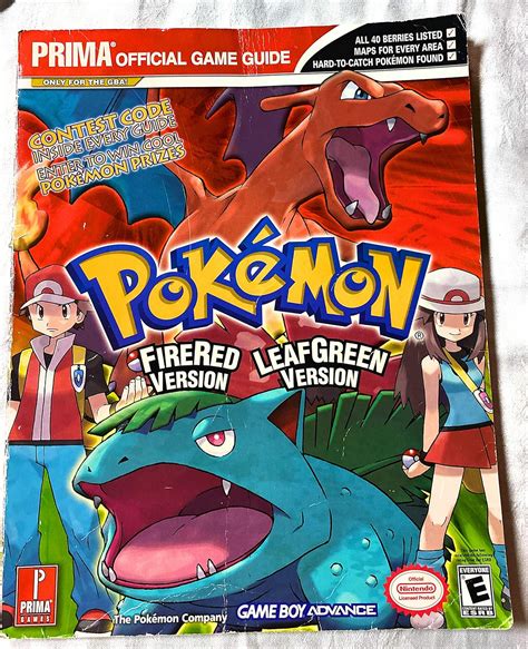 Pokemon Leafgreen Version And Firered Version Prima Official Game