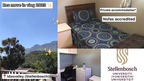 Stellenbosch Uni Res Move In Vlog And Room Tour 2023 Priv