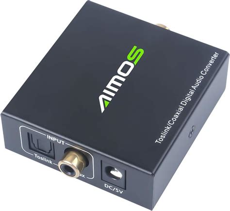 Portta Optical TOSLINK Zu Koax OR Coaxial Auf Optical Audio Converter