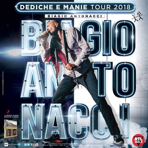 Biagio Antonacci Dopo I Sold Out Un Nuovo Tour A Maggio RTL 102 5