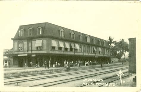 Tarjeta postal La Estación Matías Romero Oaxaca México Flickr