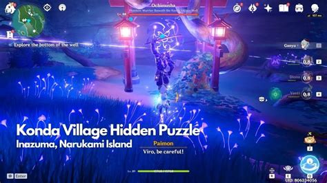 Konda Village Hidden Puzzle Narukami Island Inazuma Youtube