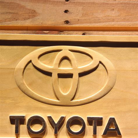 Toyota Wood Sign - neon sign - LED sign - shop - What's your sign?