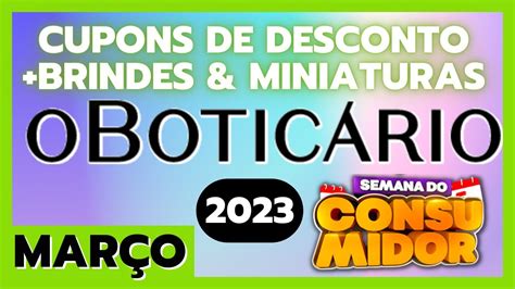 Cupom de Desconto Boticário Março 2023 Cupom Boticário 2023 Cupom