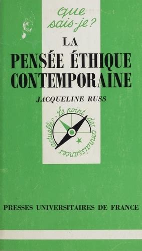 La Pensée éthique Contemporaine De Jacqueline Russ Pdf Ebooks Decitre