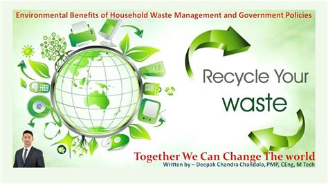 Environmental Benefits Of Household Waste Management And Government