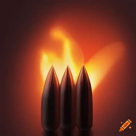 Image Of Flame Bullets On Craiyon