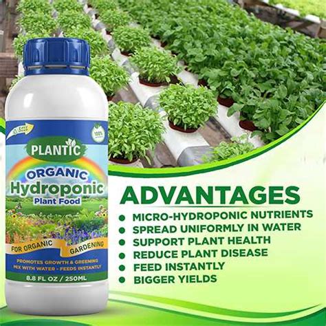 Plantic Organic Hydroponic Fertilizer For Plant Liquid Fertilizer For