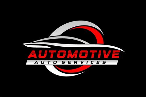 Auto Style Car Logo Design With Concept Sports Vehicle Icon Silhouette