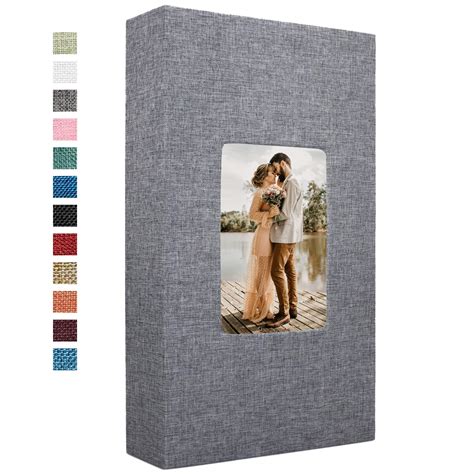 Vienrose Linen Photo Album Pockets For X Photos Fabric Cover