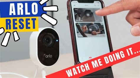 How To Reset Arlo Essential Camera Step By Step [ Real Example ] Youtube