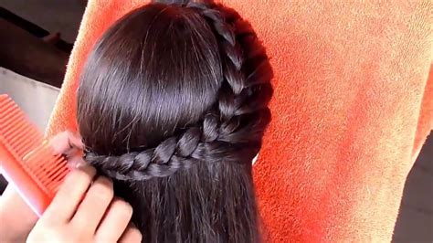 Quick And Easy Hairstyle for medium hair - Ethnic Fashion Inspirations!