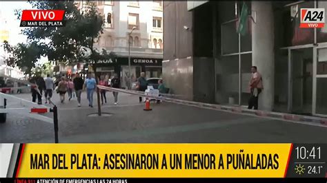 Horror en Mar del Plata mataron a puñaladas a un adolescente de 17