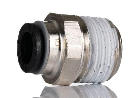 3175 06 13 Legris | Legris LF3000 Series Straight Threaded Adaptor, R 1/4 Male to Push In 6 mm ...