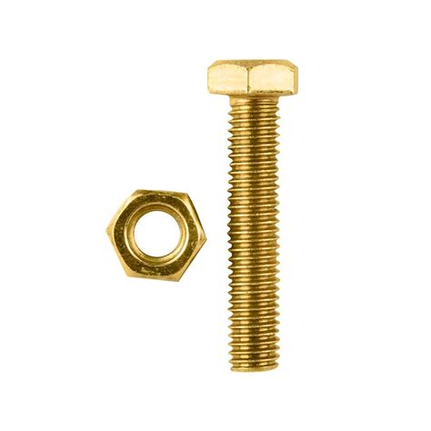 Pinnacle M8 X 40mm Yellow Zinc Hi Tensile Hex Bolt And Nut 4 Pack