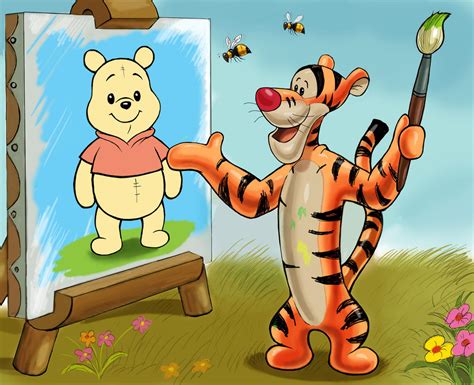 175617 Safe Artist Zdrer456 Tigger Winnie The Pooh Winnie The Pooh Winnie The Pooh