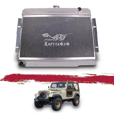 Radiador Aluminio Lineas Jeep Wrangler Cj