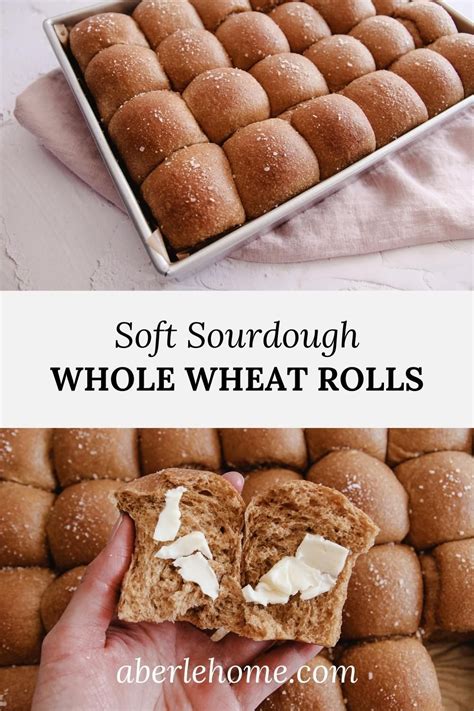 Soft Whole Wheat Sourdough Rolls Artofit