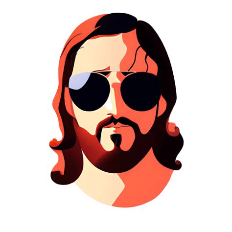 Jesus In Sunglasses Creative Fabrica