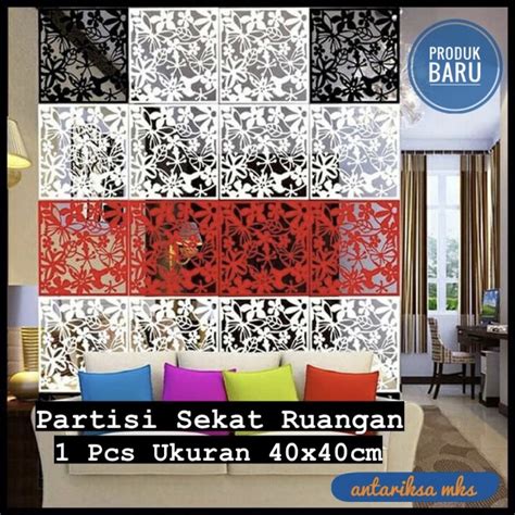 Jual PARTISI SEKAT RUANGAN Minimalis Bebas Ukuran Dekorasi Rumah