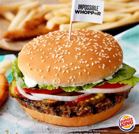 Burger King’s Impossible Whopper Sandwich Is Available In These New ...