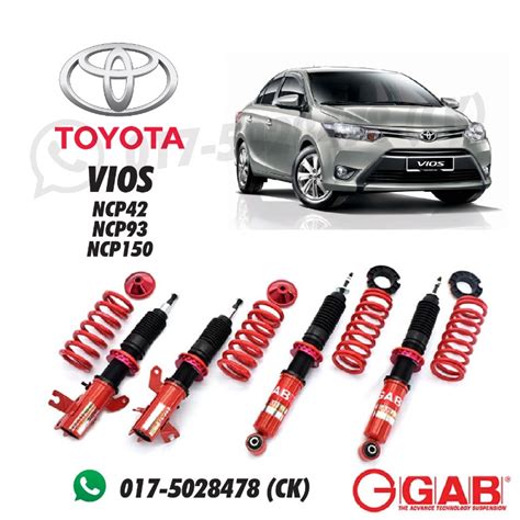 Toyota Vios Ncp Ncp Ncp Gab He Hi Lo Bodyshift Adjustable