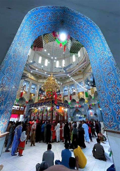 Inside View Of Shrine Qalandar Lal Shahbaz Sehwan Sharif