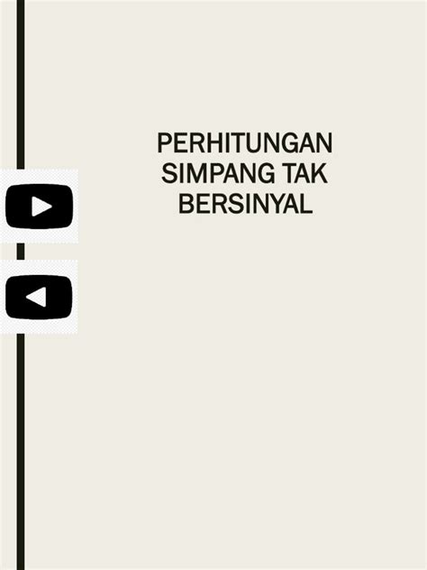 6 Contoh Simpang Tak Bersinyal Pdf