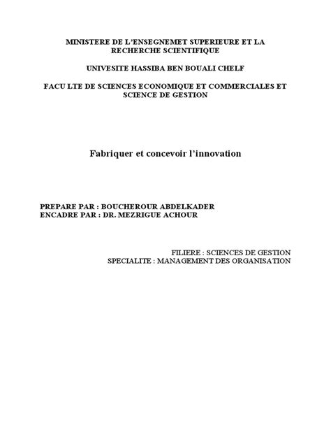 le financement de linnovation