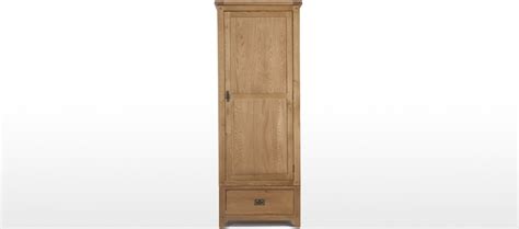 Rustic Oak Single Wardrobe | Quercus Living