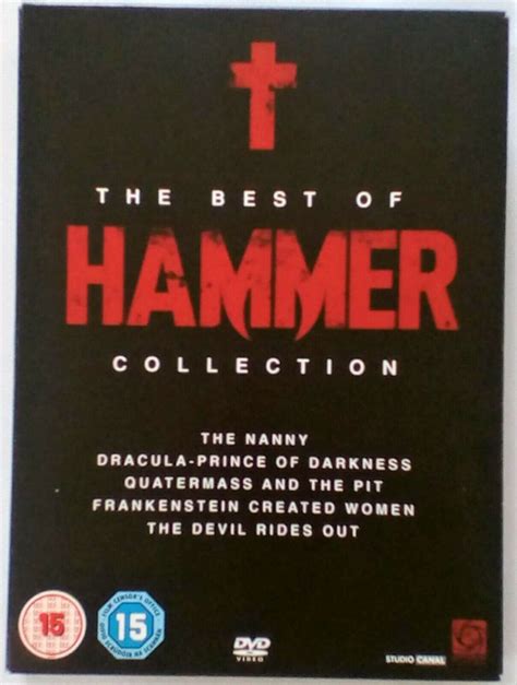 The Best Of Hammer Collection Hammer Horror Box Set 5 DVDs Boxset