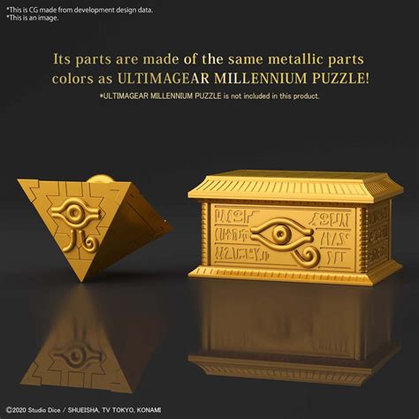 Yu Gi Oh Gold Sarcophagus For The Ultimagear Millennium Puzzle Model Kit