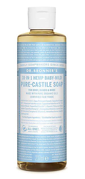 Dr Bronner S Baby Mild Pure Castile Liquid Soap Healthstuff Co Uk