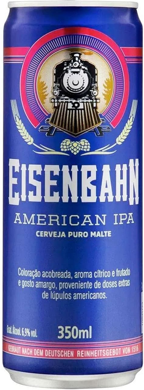 Cerveja Eisenbahn American IPA Lata 350ml Amazon Br